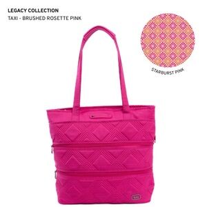Lug Taxi tote bag. brushed Rosette Pink. NWT